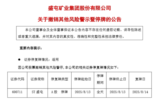 600711，宣布“摘帽”！明日停牌