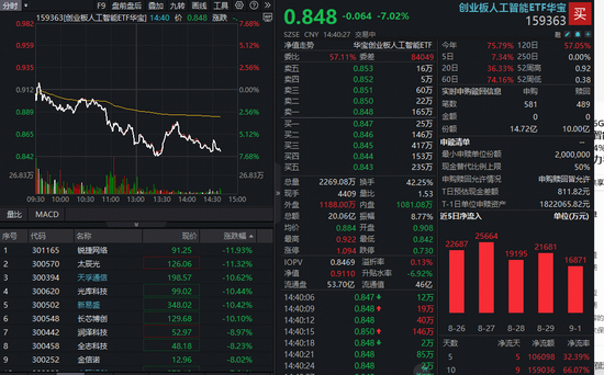 光模块急跌，“易中天”重挫超7%！后市怎么看？机构：板块长期成长逻辑清晰！资金借道159363大举加仓